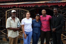 Seaford Town partners at the clinic base